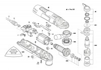 Bosch 3 603 A02 140 PMF 250 CES Multipurpose  tool Spare Parts